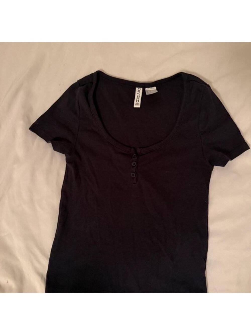 basic black H&M top